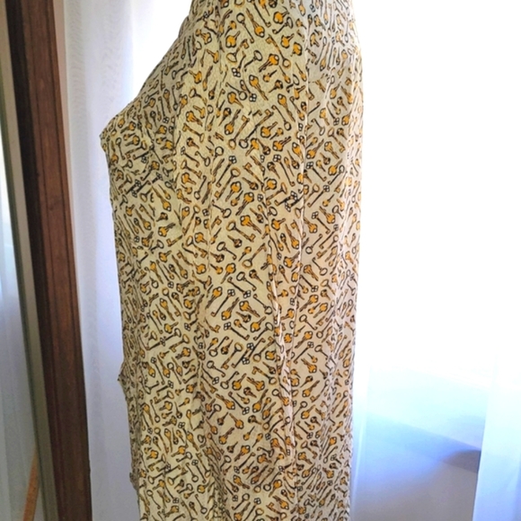 CHICO's key blouse pocket button down womens size 4 (0) - Picture 11 of 11